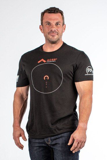 Primary Arms ACSS Cyclops Gen II Reticle crew neck tshirt black